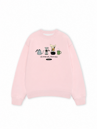 Áo Sweater Nỉ Hai Da Cà Phê Đã, Tính Sau