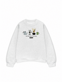 Áo Sweater Nỉ Hai Da Cà Phê Đã, Tính Sau
