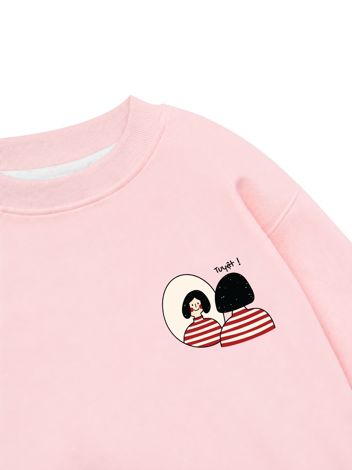 Áo Sweater Nỉ Hai Da Tuyệt