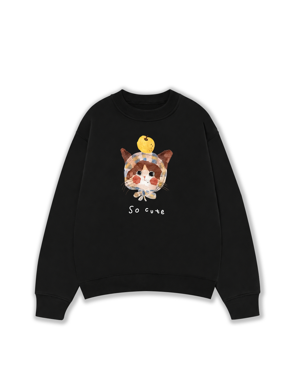 Áo Sweater Nỉ Hai Da So Cute Cat