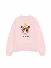 Áo Sweater Nỉ Hai Da So Cute Cat