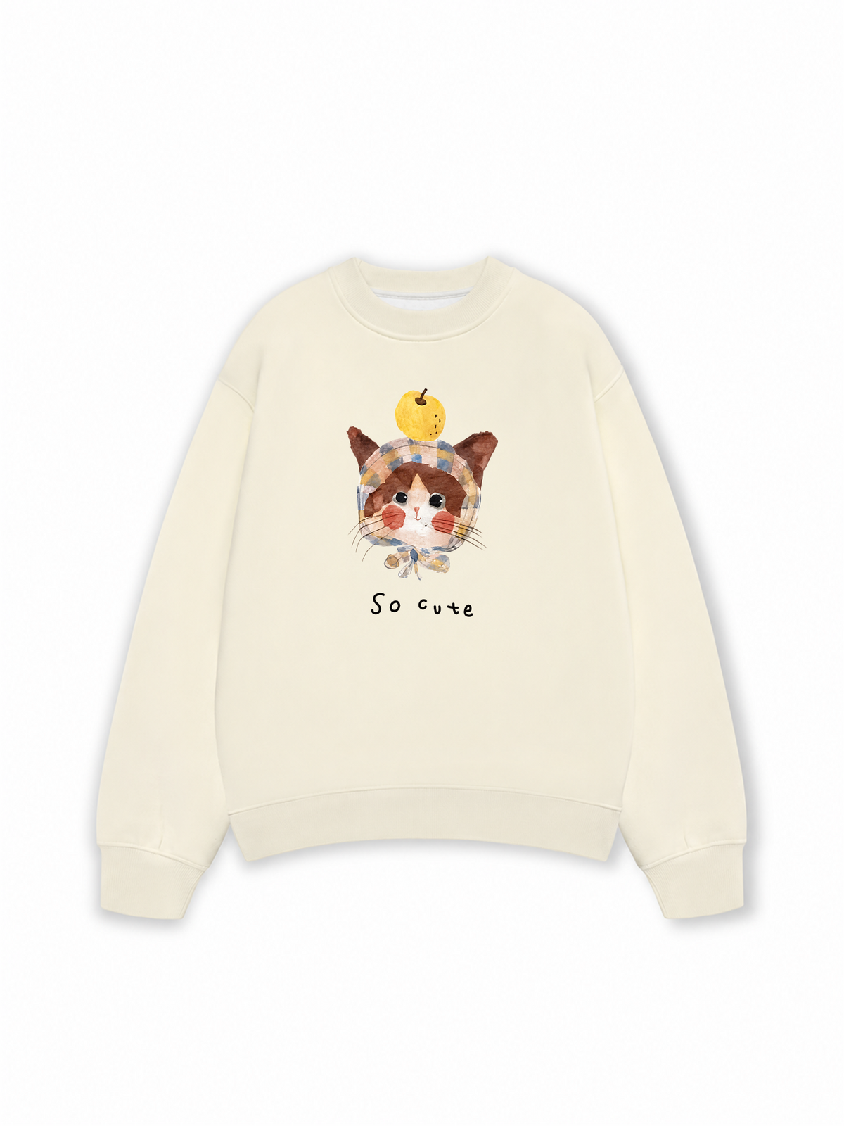 Áo Sweater Nỉ Hai Da So Cute Cat