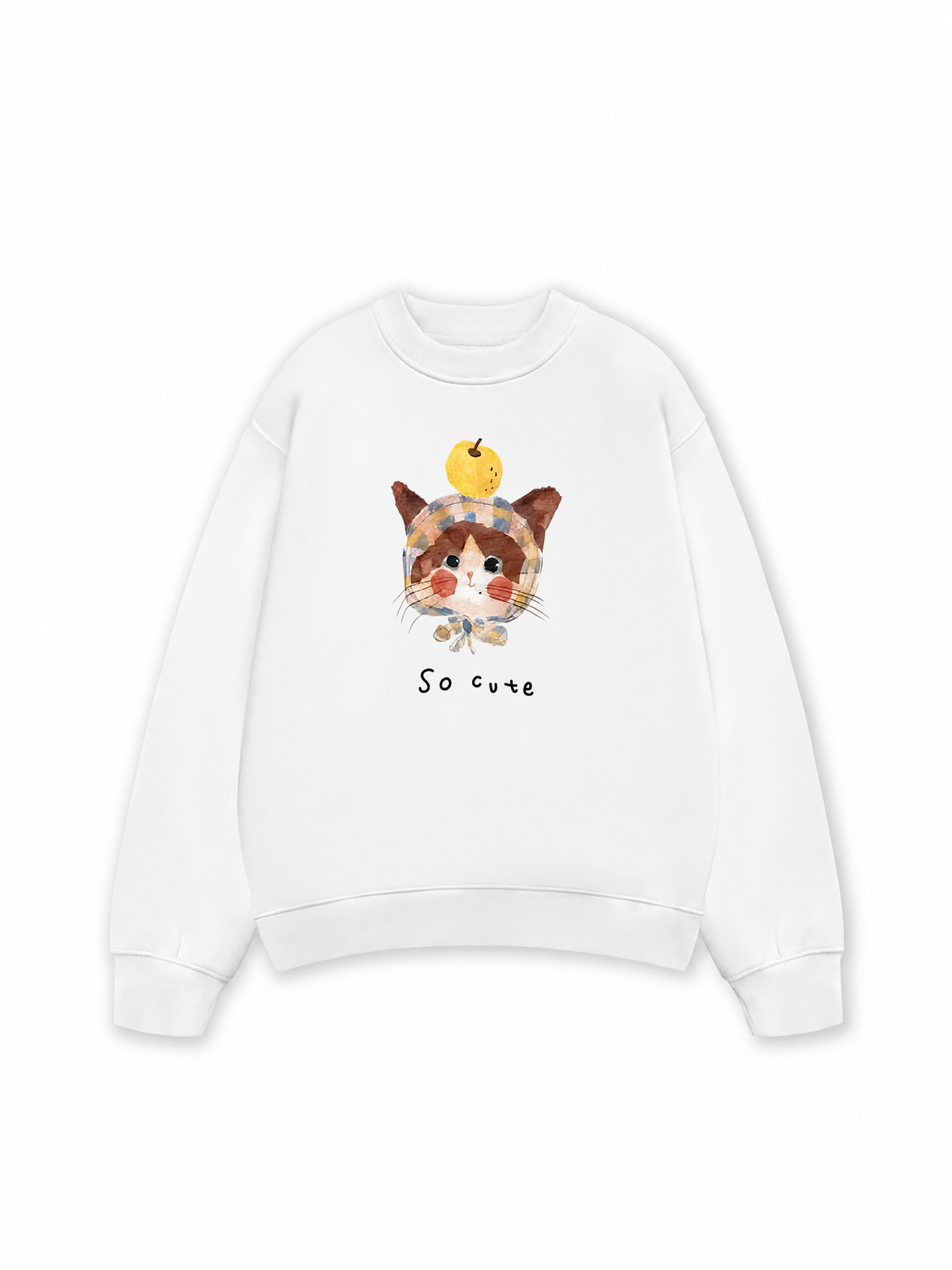 Áo Sweater Nỉ Hai Da So Cute Cat