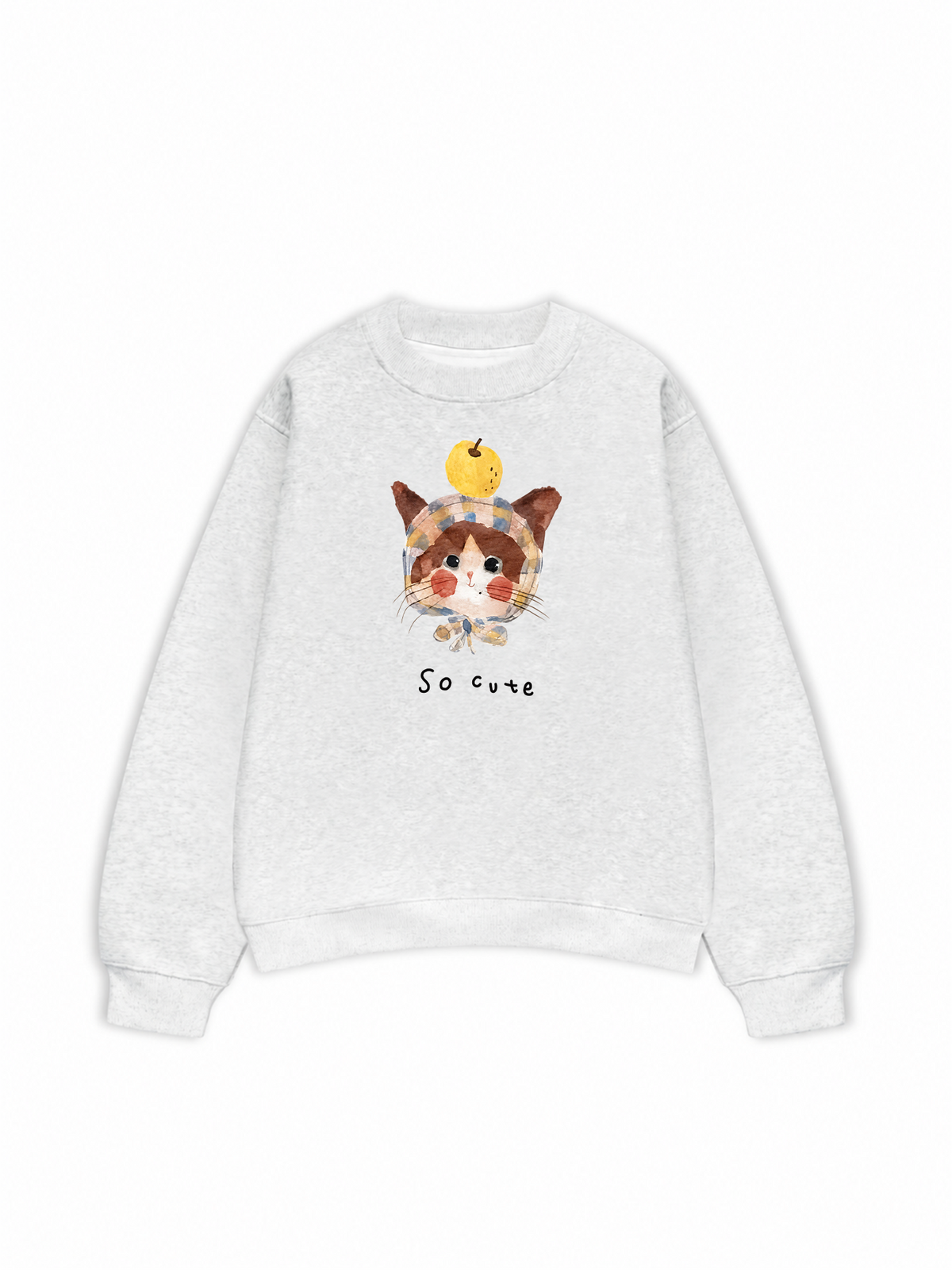Áo Sweater Nỉ Hai Da So Cute Cat