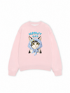Áo Sweater Nỉ Hai Da Blue Plaid Meowy Cat
