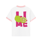 Áo Thun Ringer Relaxed Fit Summer Vibes Pink Lemon