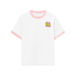Áo Thun Ringer Relaxed Fit Summer Vibes Pink Lemon