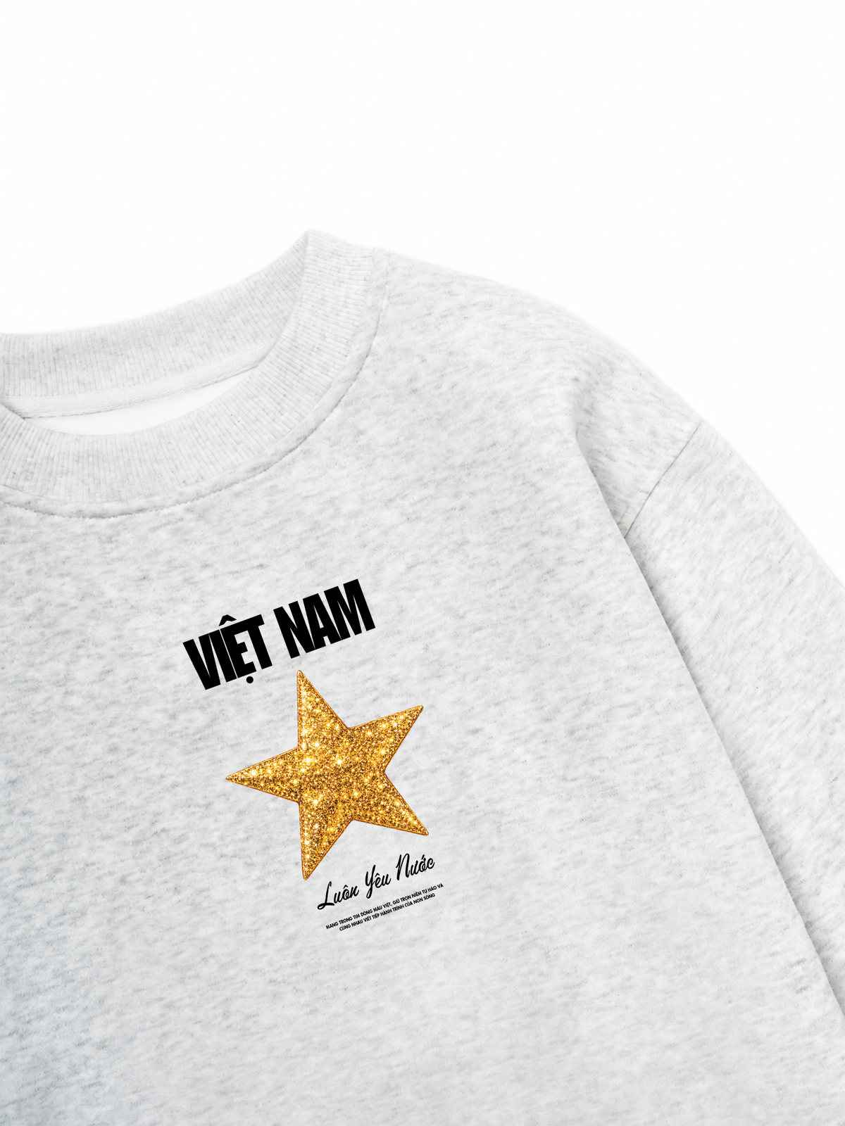 Áo Sweater Nỉ Hai Da Tự Hào Người Việt
