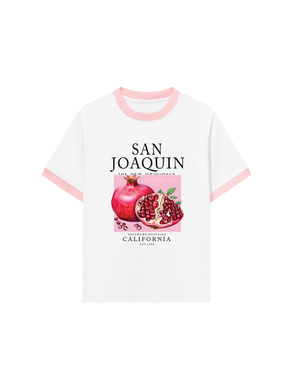 Áo Thun Ringer Relaxed Fit Summer Vibes San Joaquin