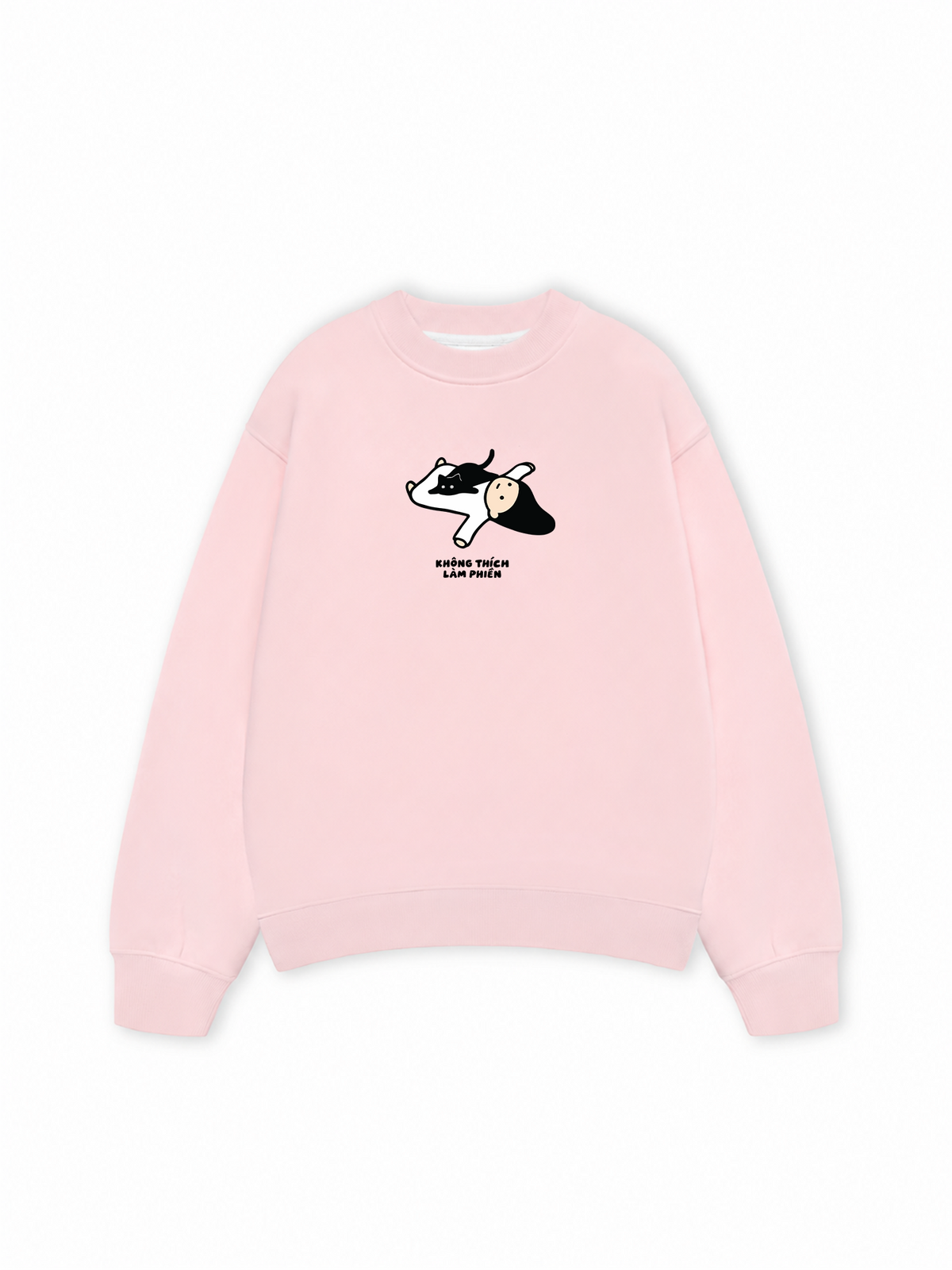Áo Sweater Nỉ Hai Da Không Thích Làm Phiền