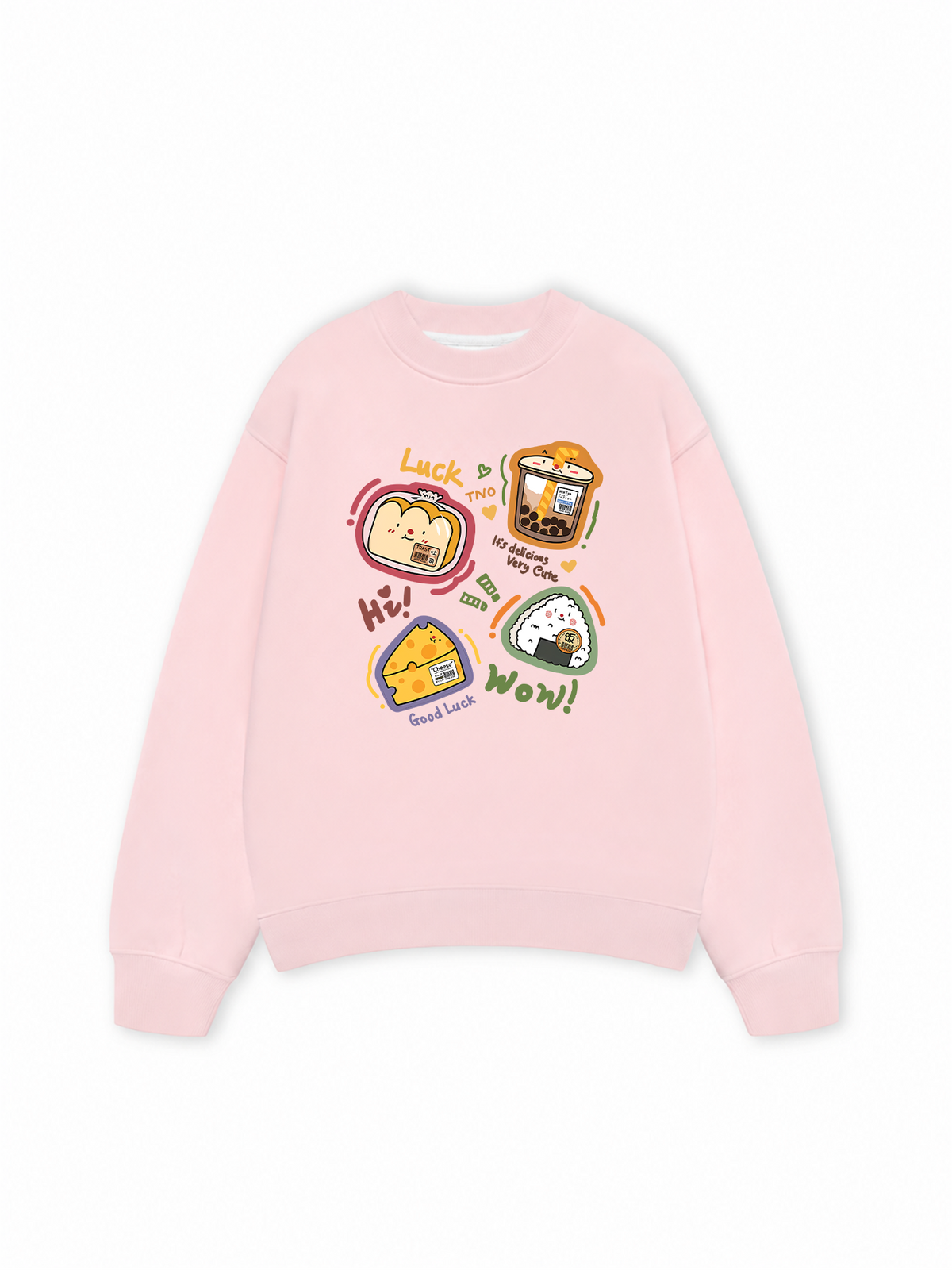 Áo Sweater Nỉ Hai Da Sweet Pastry Cute Bento