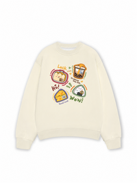 Áo Sweater Nỉ Hai Da Sweet Pastry Cute Bento
