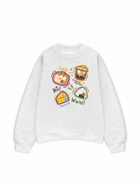 Áo Sweater Nỉ Hai Da Sweet Pastry Cute Bento