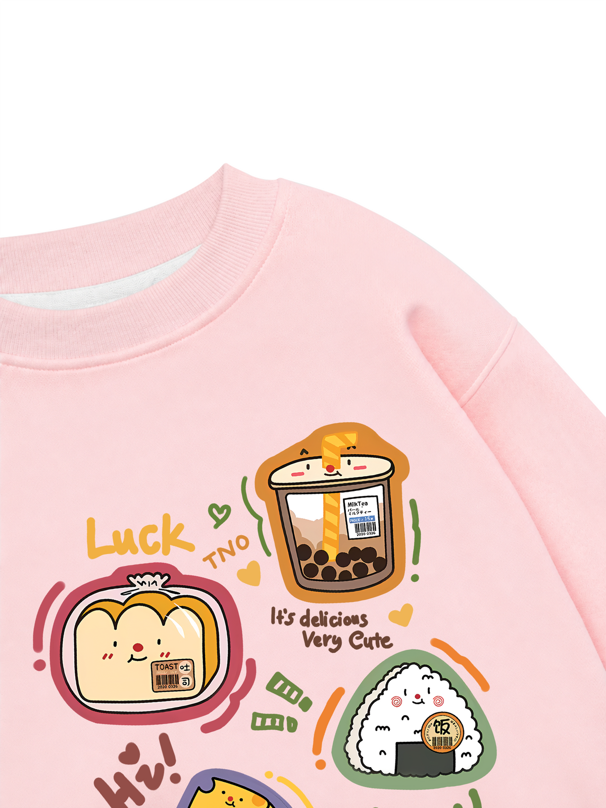 Áo Sweater Nỉ Hai Da Sweet Pastry Cute Bento