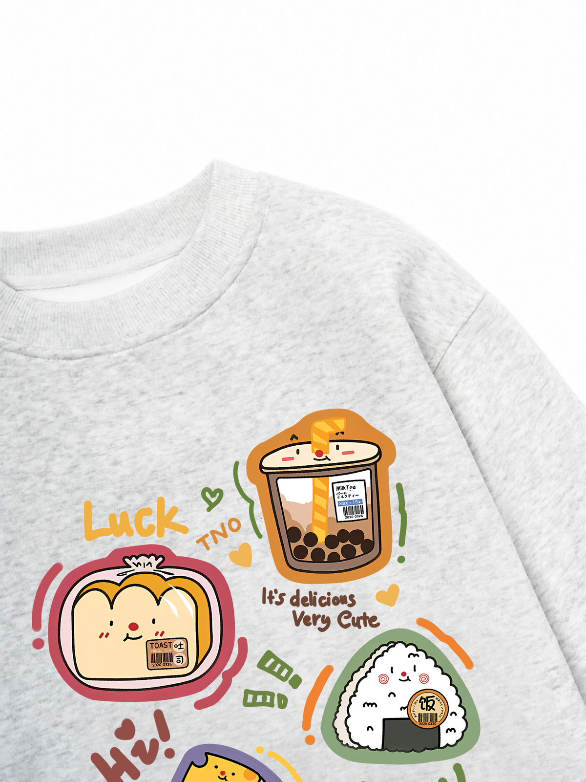 Áo Sweater Nỉ Hai Da Sweet Pastry Cute Bento