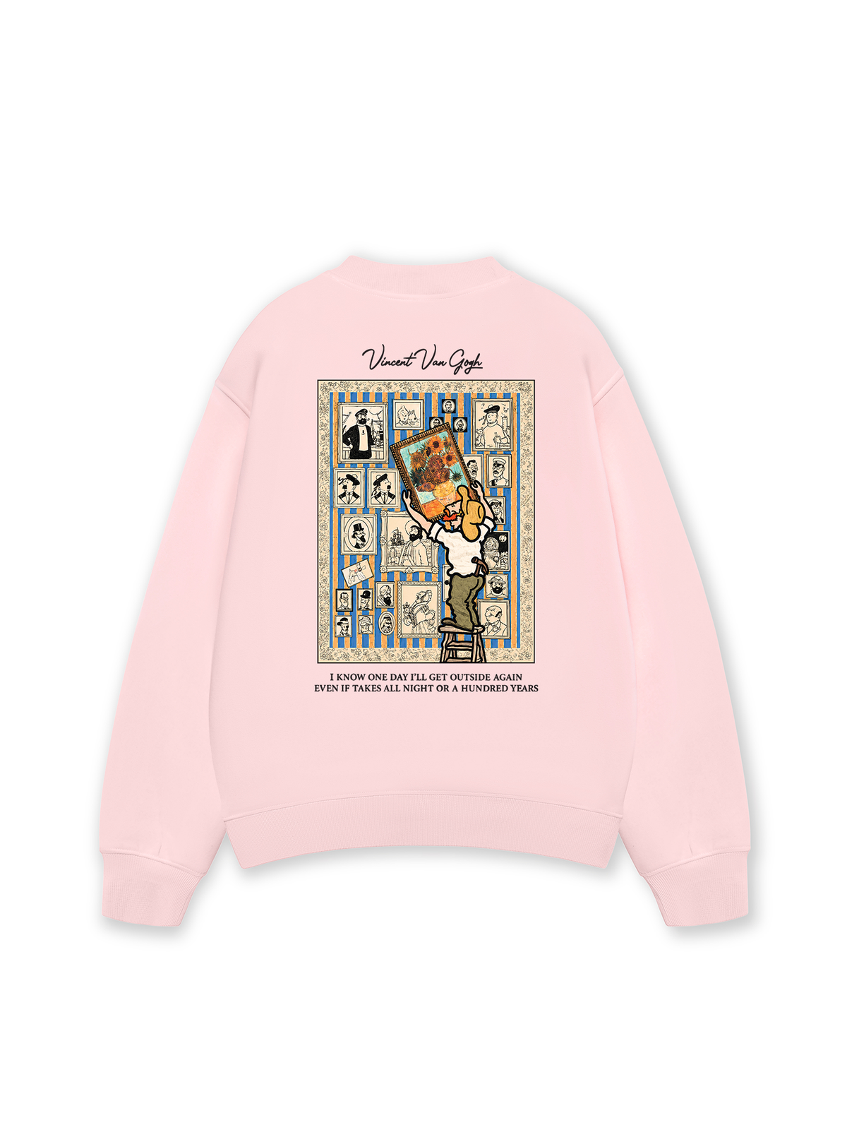 Áo Sweater Nỉ Hai Da Vincent Van Gogh