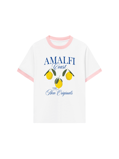 Áo Thun Ringer Relaxed Fit Summer Vibes Amalfi Coast