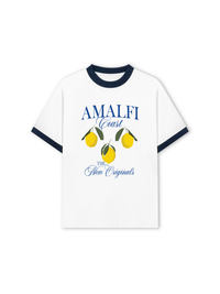 Áo Thun Ringer Relaxed Fit Summer Vibes Amalfi Coast