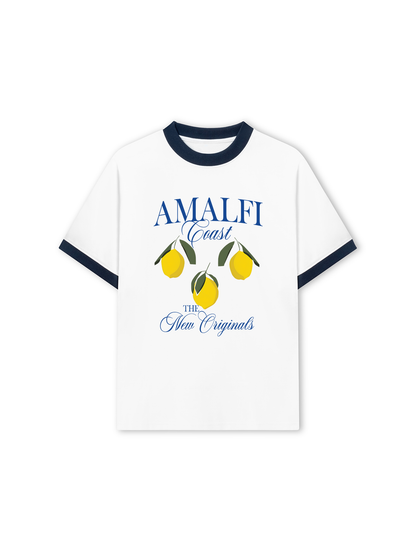Áo Thun Ringer Relaxed Fit Summer Vibes Amalfi Coast