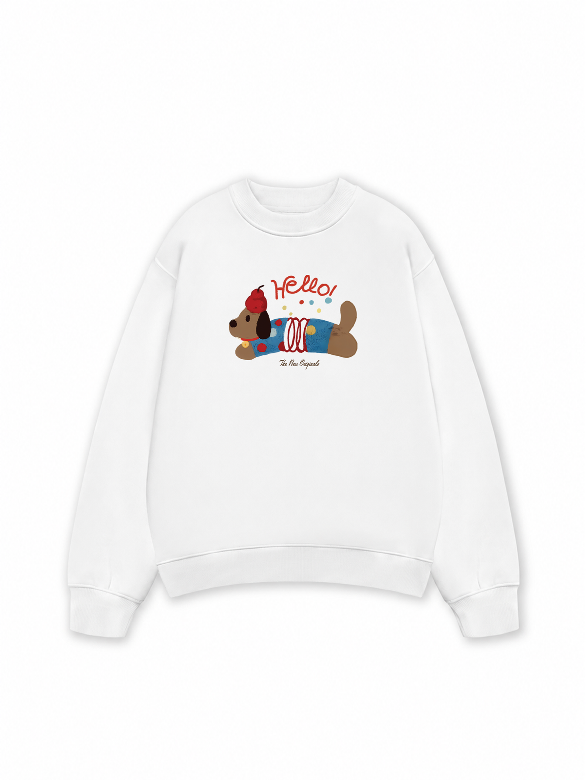 Áo Sweater Nỉ Hai Da Animal Hello Cute Puppy