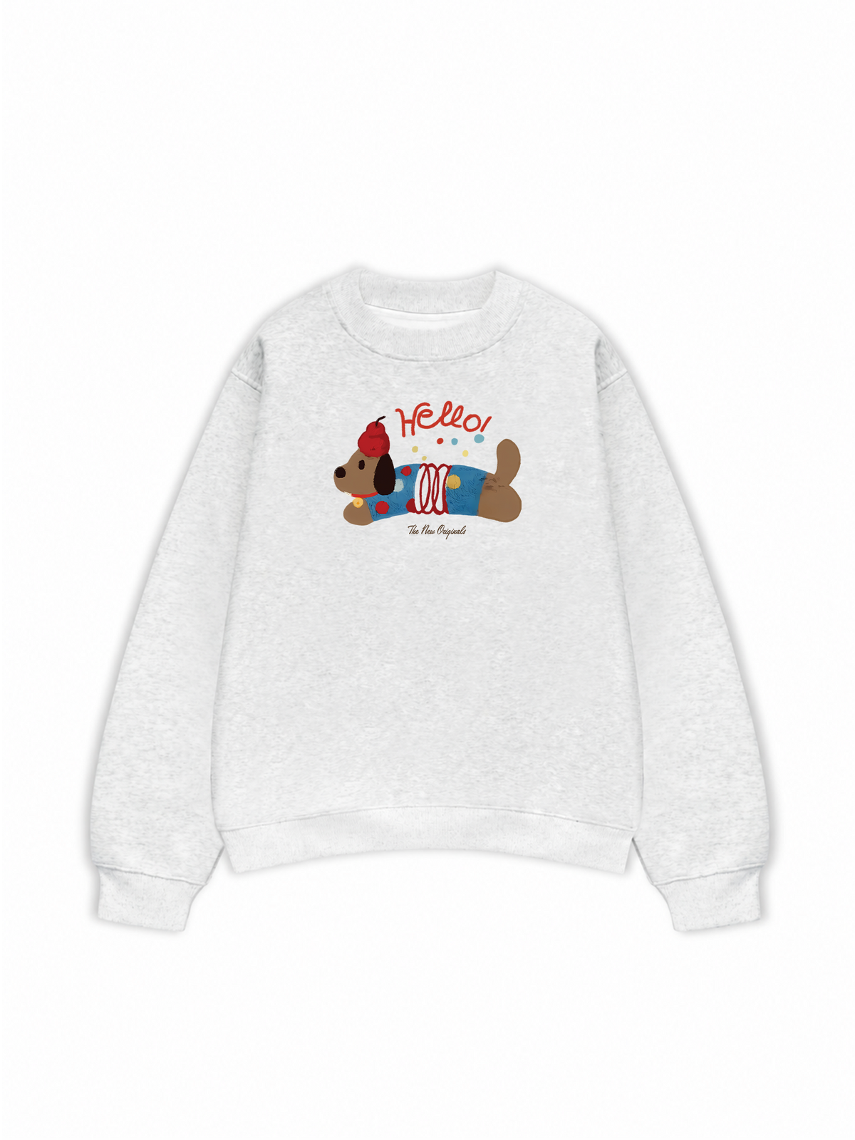 Áo Sweater Nỉ Hai Da Animal Hello Cute Puppy