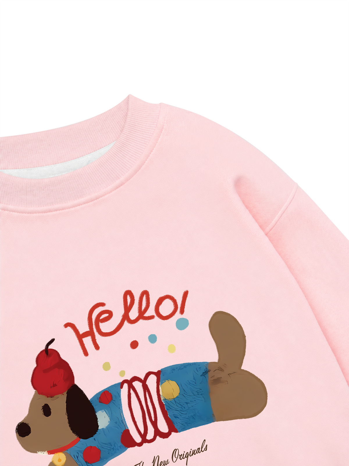 Áo Sweater Nỉ Hai Da Animal Hello Cute Puppy