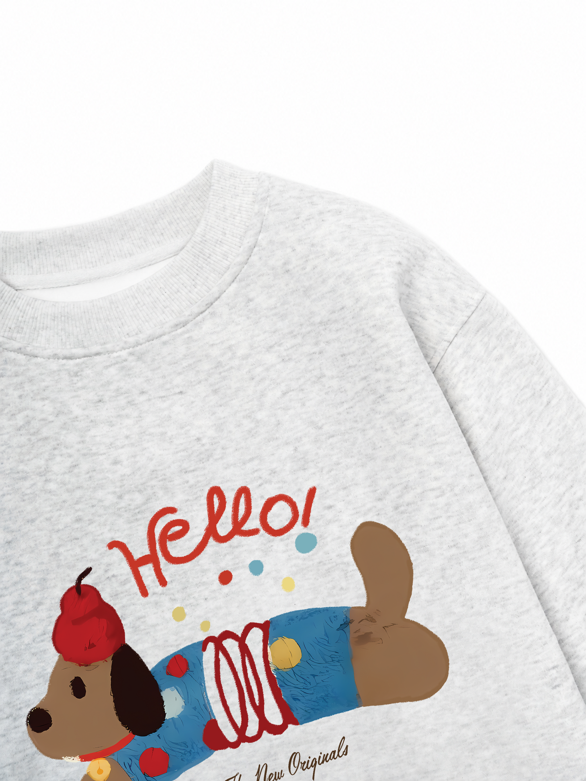 Áo Sweater Nỉ Hai Da Animal Hello Cute Puppy