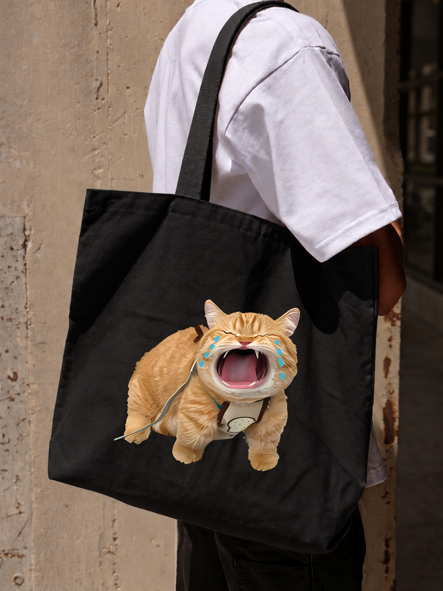 Túi Tote Animal Mood Funny Meow