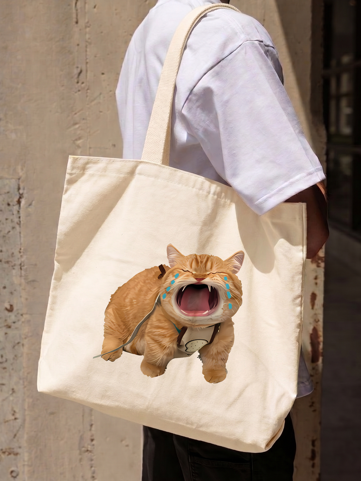 Túi Tote Animal Mood Funny Meow