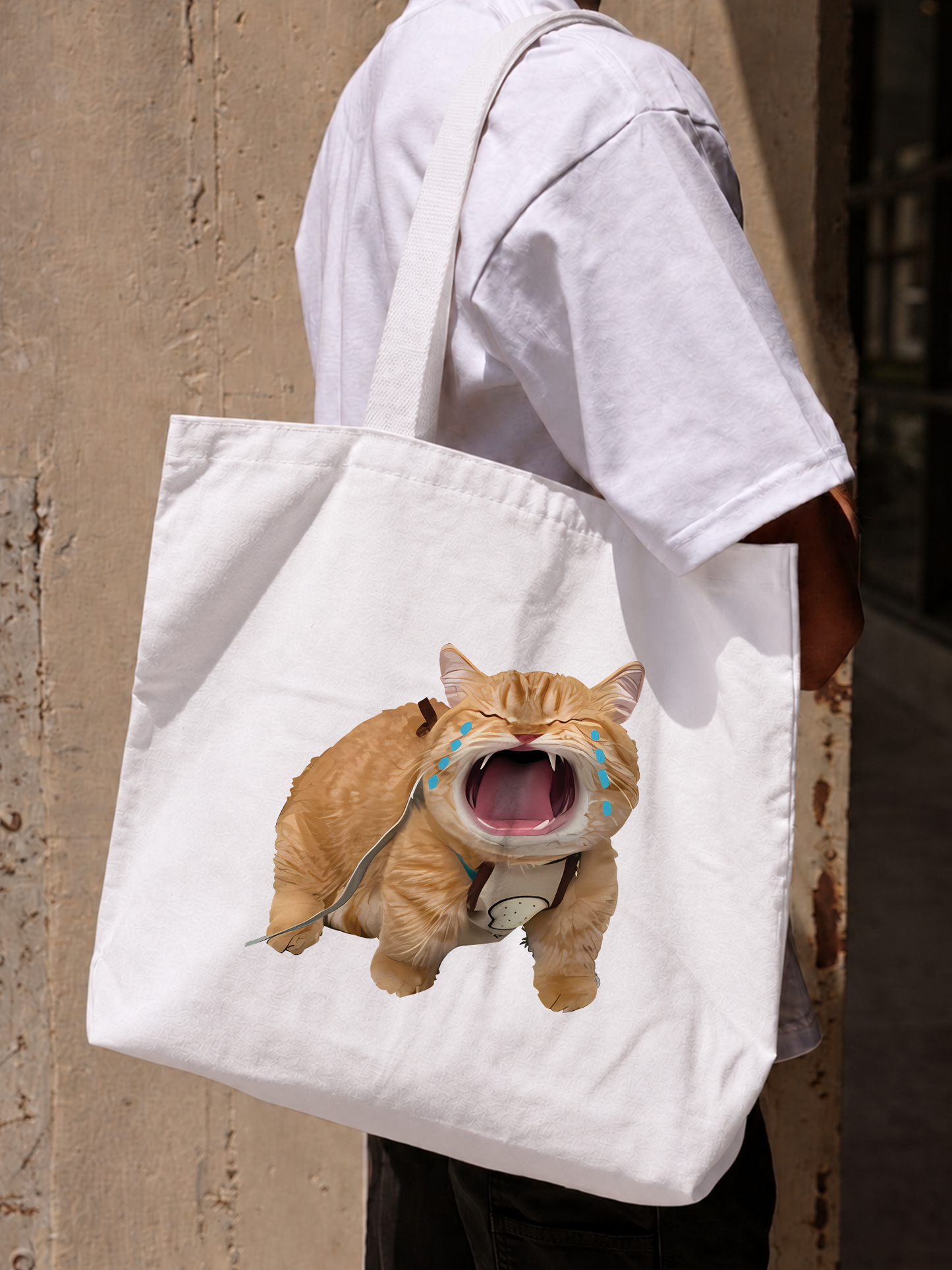 Túi Tote Animal Mood Funny Meow