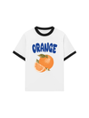 Áo Thun Ringer Relaxed Fit Summer Vibes Blue Orange