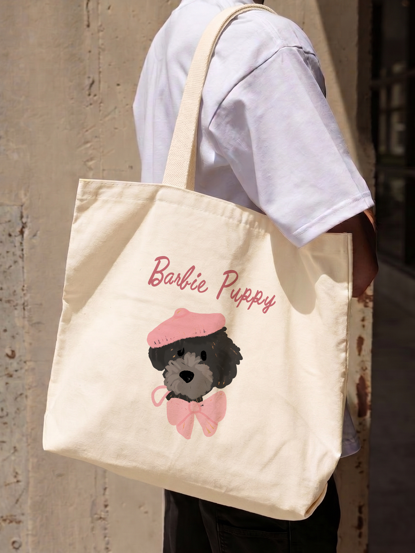 Túi Tote Animal Barbie Puppy