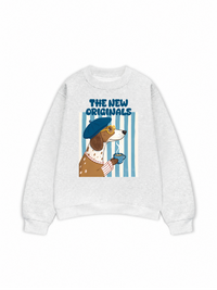 Áo Sweater Nỉ Hai Da Animal Cozy Puppy