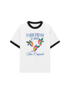 Áo Thun Ringer Relaxed Fit Summer Vibes Farm Fresh Chili