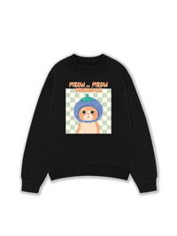 Áo Sweater Nỉ Hai Da Animal Meow