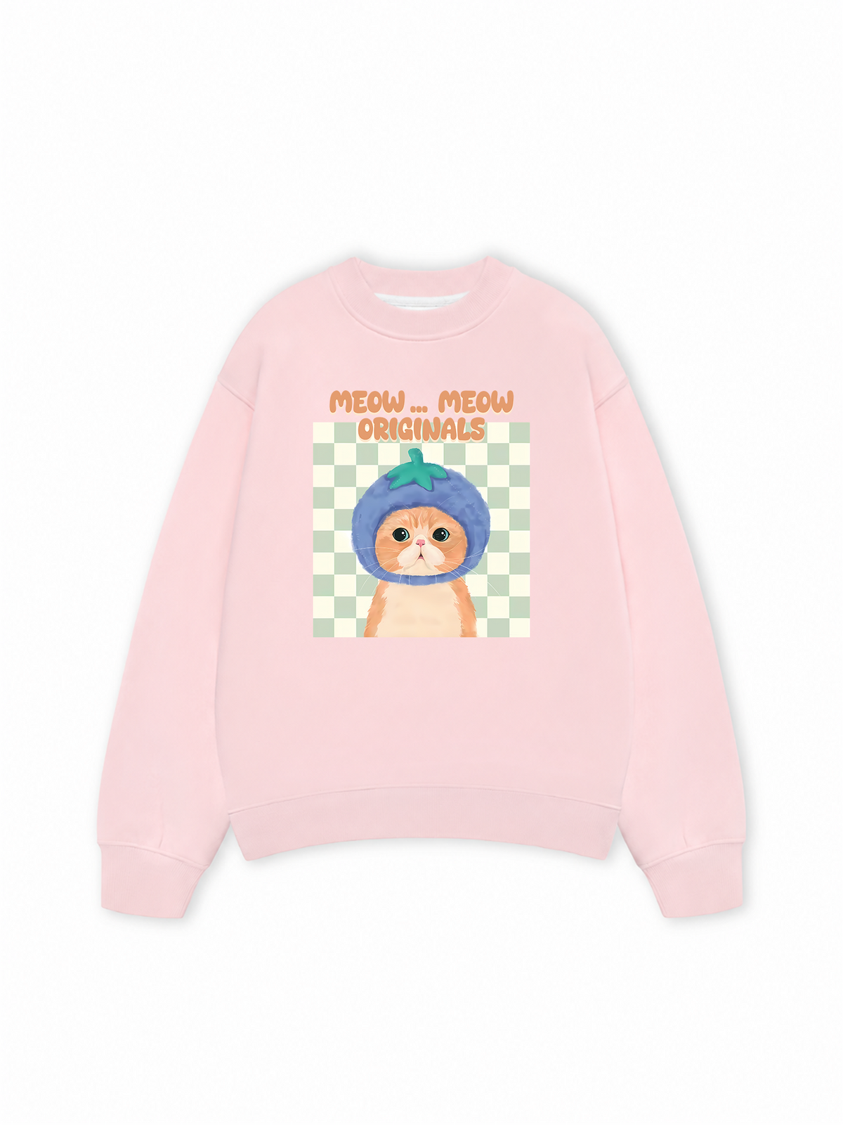 Áo Sweater Nỉ Hai Da Animal Meow