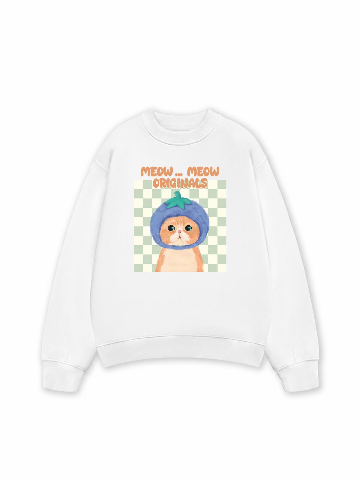 Áo Sweater Nỉ Hai Da Animal Meow