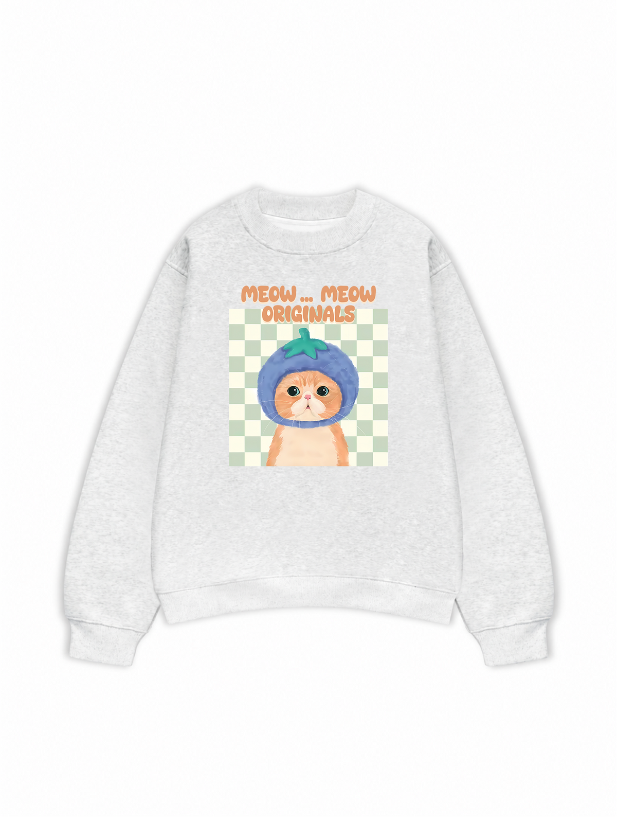 Áo Sweater Nỉ Hai Da Animal Meow