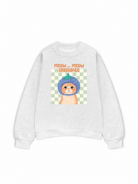 Áo Sweater Nỉ Hai Da Animal Meow