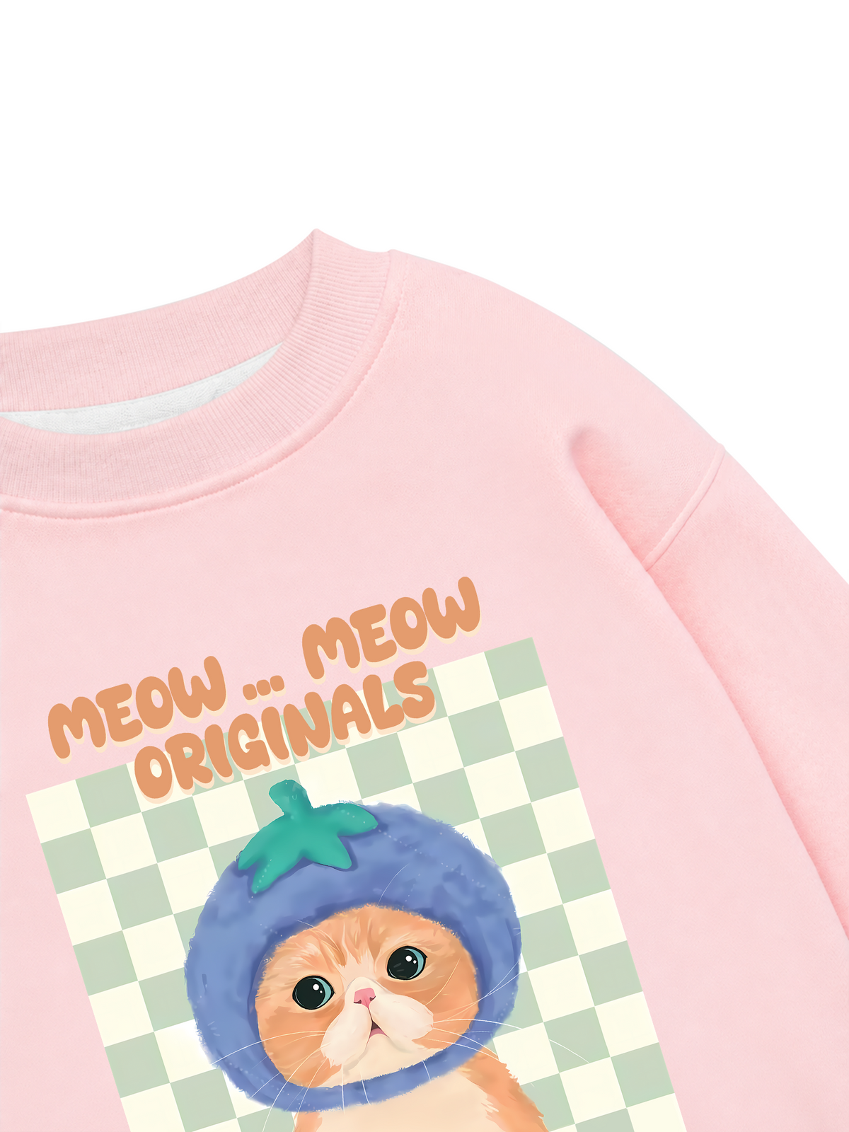 Áo Sweater Nỉ Hai Da Animal Meow