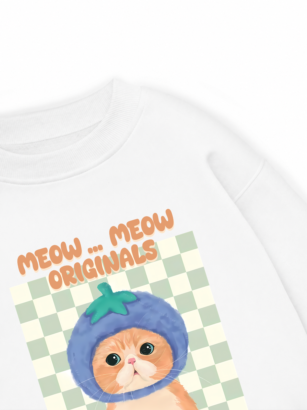 Áo Sweater Nỉ Hai Da Animal Meow