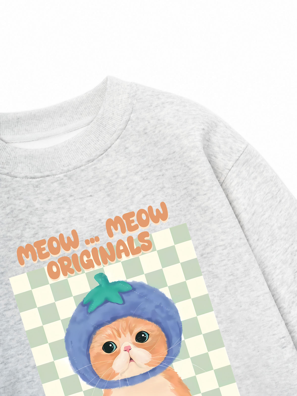 Áo Sweater Nỉ Hai Da Animal Meow