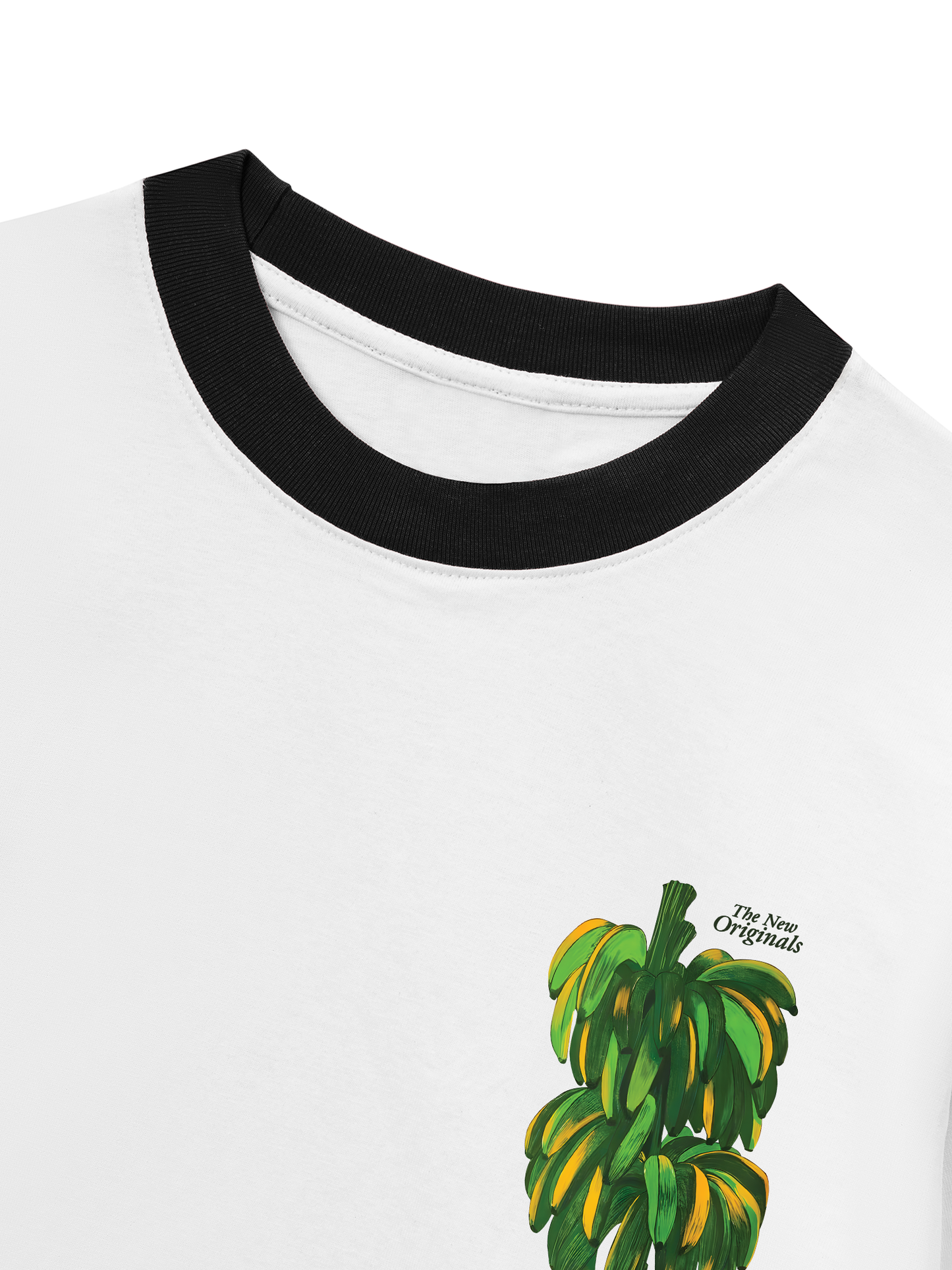 Áo Thun Ringer Relaxed Fit Summer Vibes Green Banana