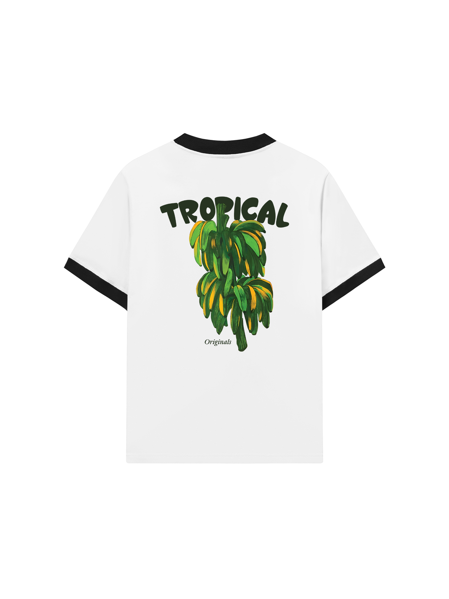 Áo Thun Ringer Relaxed Fit Summer Vibes Green Banana