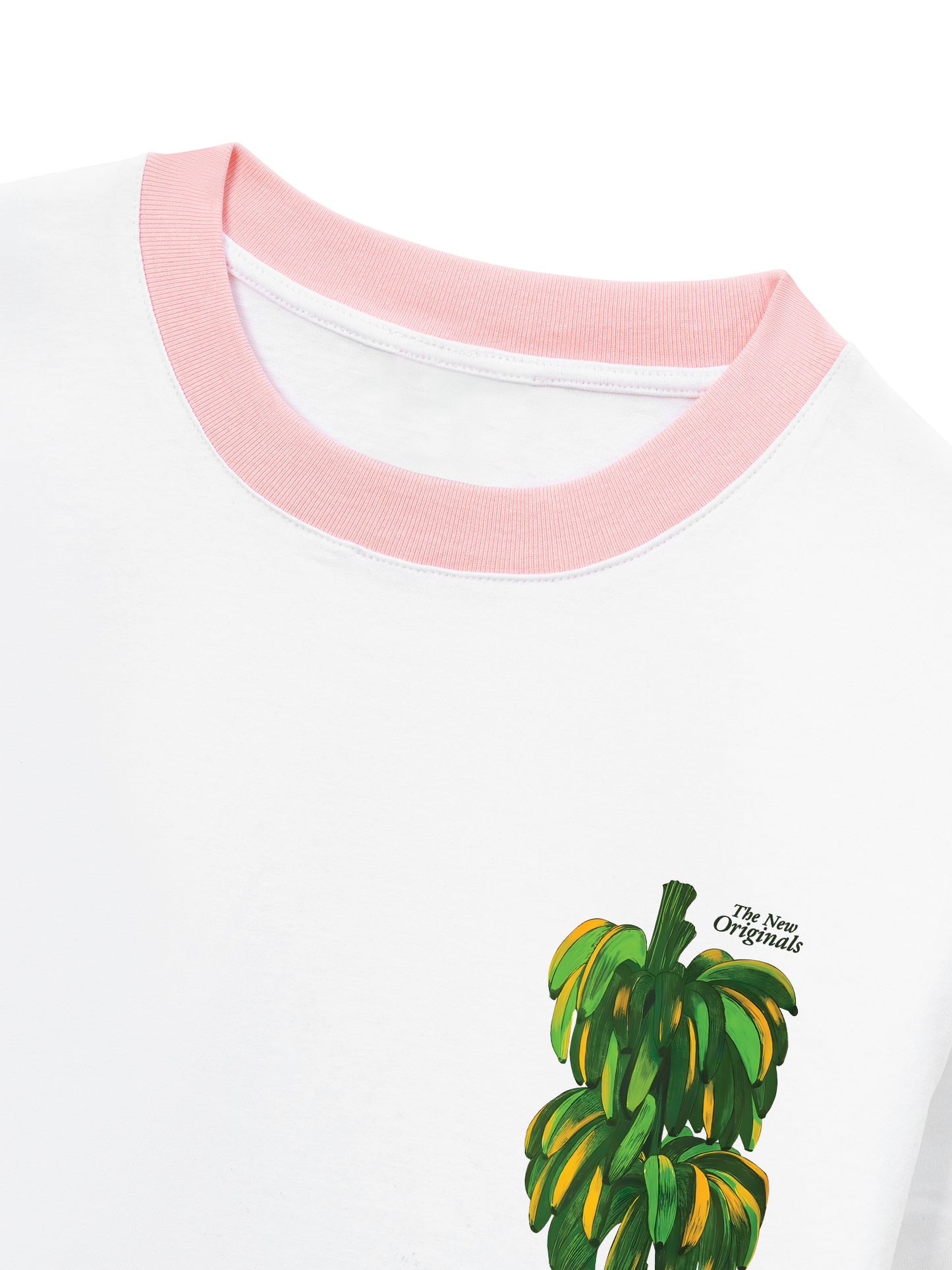 Áo Thun Ringer Relaxed Fit Summer Vibes Green Banana