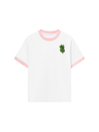 Áo Thun Ringer Relaxed Fit Summer Vibes Green Banana