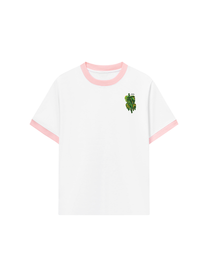 Áo Thun Ringer Relaxed Fit Summer Vibes Green Banana