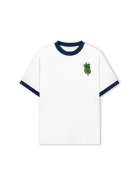 Áo Thun Ringer Relaxed Fit Summer Vibes Green Banana