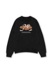 Áo  Sweater Nỉ Hai Da Sweet Pastry Silver Bow