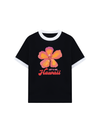 Áo Thun Ringer Relaxed Fit Summer Vibes Hawai Flower